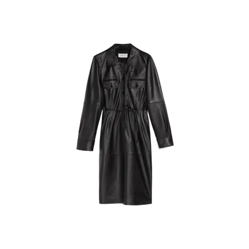 SportMax Long-Sleeved Dresses Women's Black