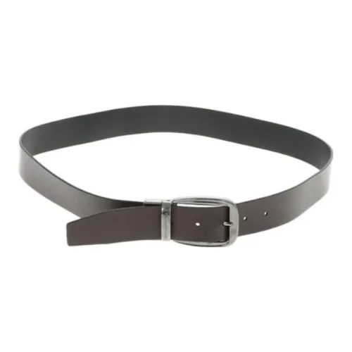 Ermenegildo Zegna Leather Belts Unisex Black