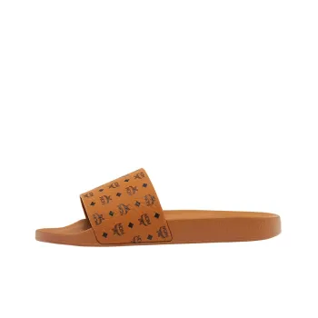 MCM Monogram Slides Brown