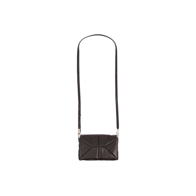 RICK OWENS/RO Sheepskin Shoulder Bag Men's Black-3