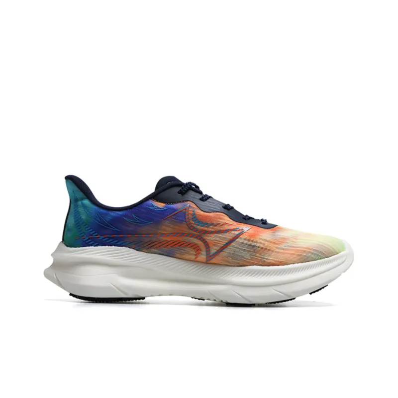 HEALTH Flowing Shadow Cushioning Anti Slip And Wear Resistant Low Top Running Shoes Unisex Purple Blue-1