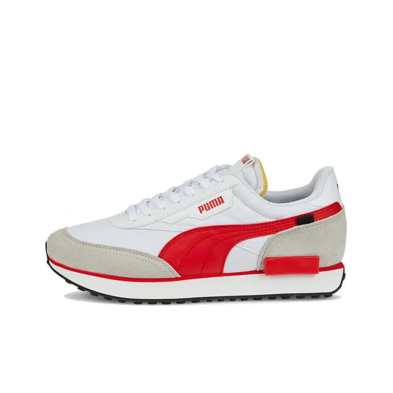 Puma Future Rider Play On 'White High Risk Red'-0
