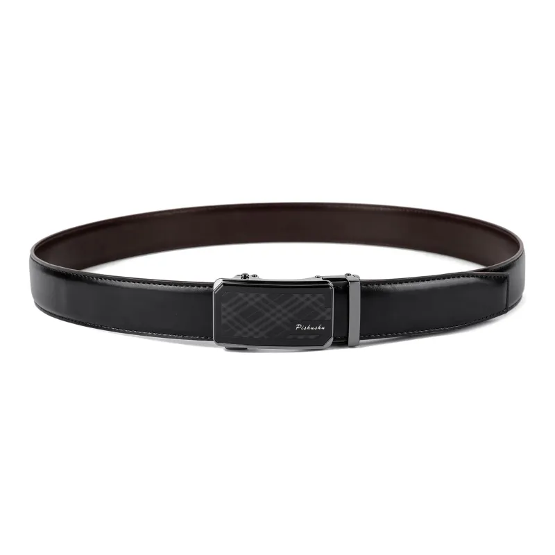 PISHUSHU Leather Belts Men-4