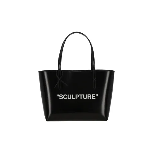 OFF-WHITE Day Off 28 Quote Tote Bag Black/White