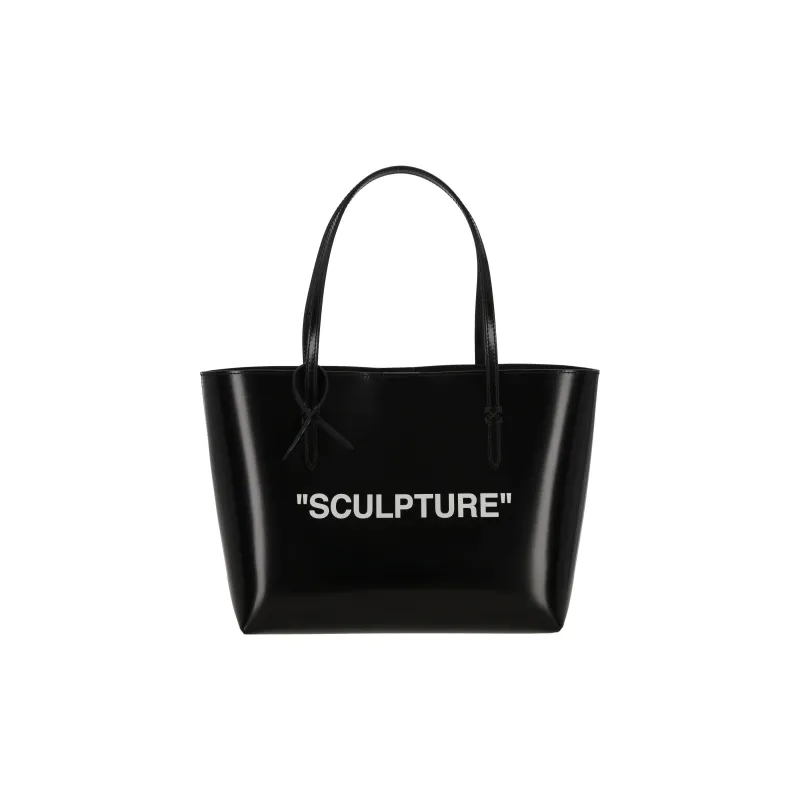 OFF WHITE Day Off 28 Quote Tote Bag Black/White-0