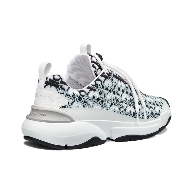 DIOR B24 Oblique Cannage Motif White-3