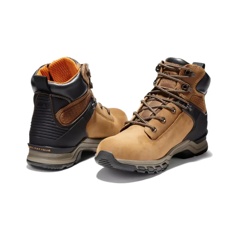 Timberland Hypercharge 6 Slip-Resistant Water-Resistant High-Top Outdoor Shoes Yellow Black-2