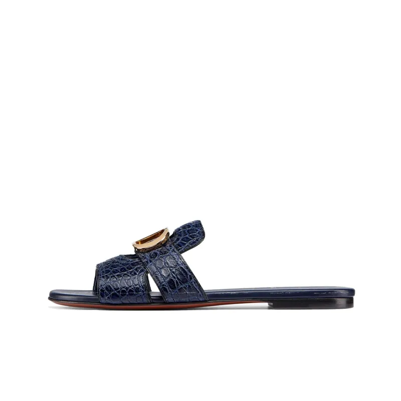 DIOR 30 Montaigne Slide Slippers Women's Indigo-0