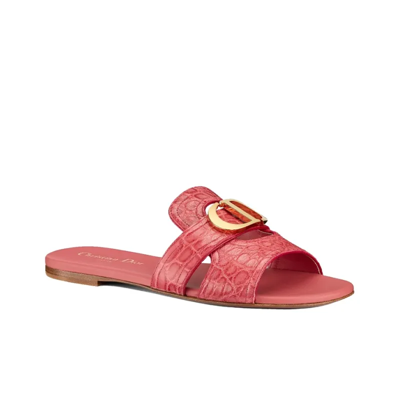 DIOR 30 Montaigne Slide Slippers Women's Pink-2