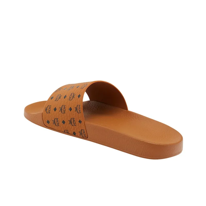 MCM Monogram Slides Brown-4