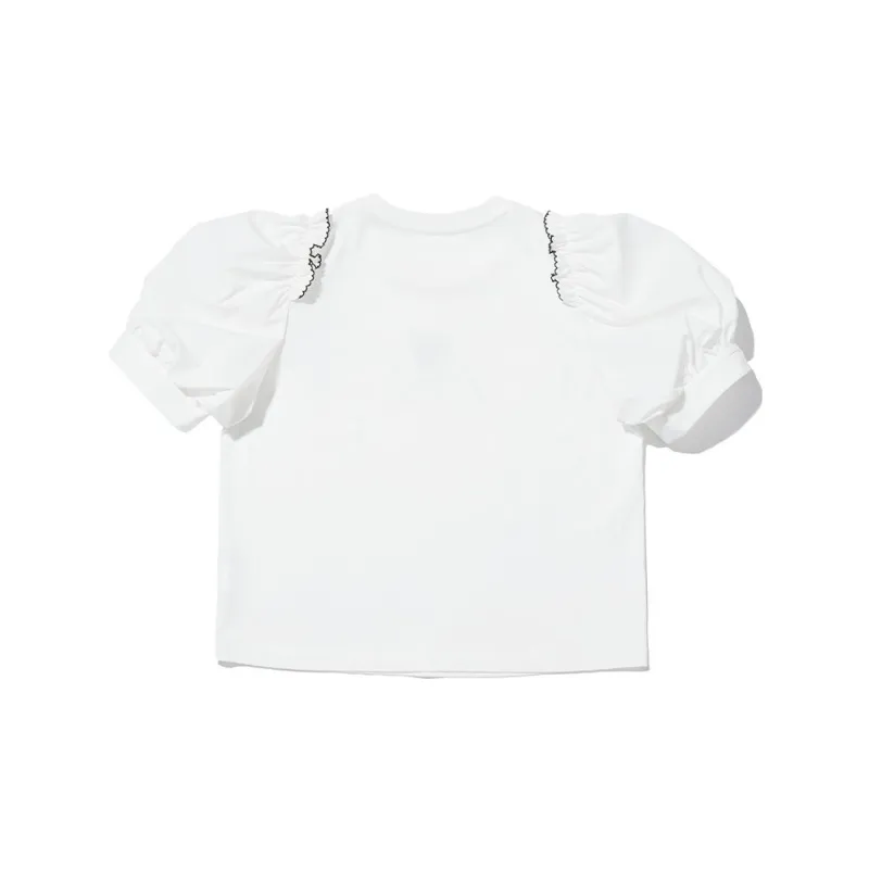 LOFT SHINE SS22 Straight T Shirt Women's White-1