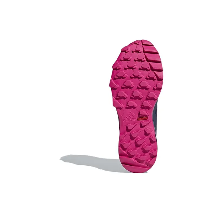 Adidas Terrex Tracerocker Wear-Resistant Low-Top Outdoor Shoes Women's Blue Pink-5