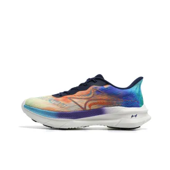 HEALTH Flowing Shadow Cushioning Anti Slip And Wear Resistant Low Top Running Shoes Unisex Purple Blue