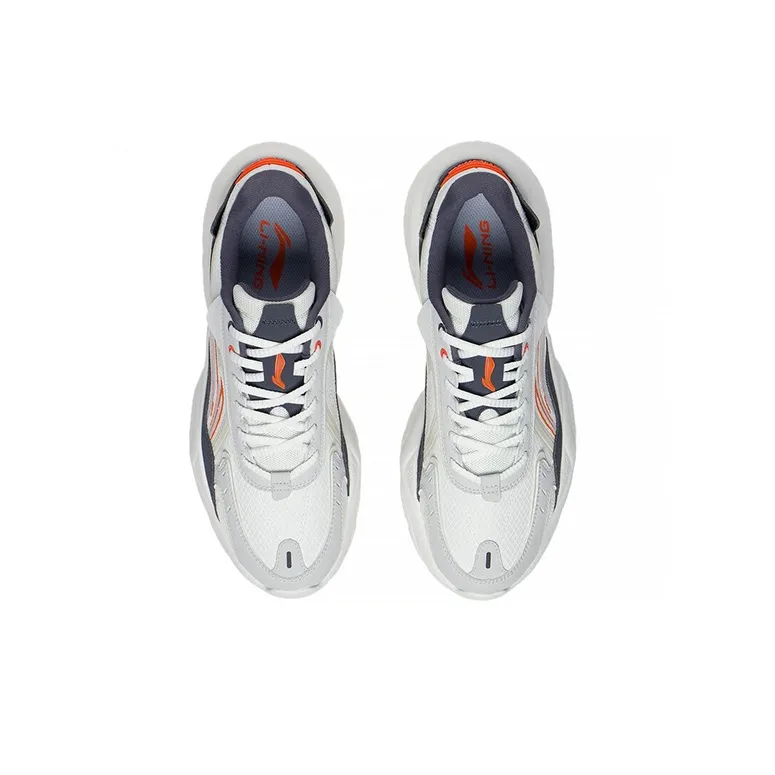 LiNing Flow Rock Flowing Rock Low Top Sports Casual Shoes Men's White Gray-3