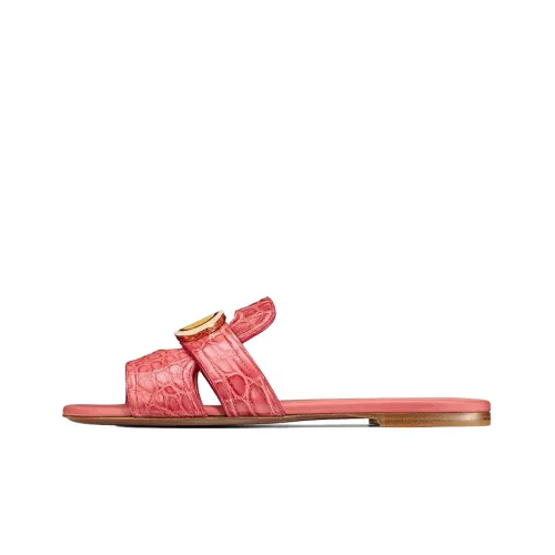 DIOR 30 Montaigne Slide Slippers Women's Pink