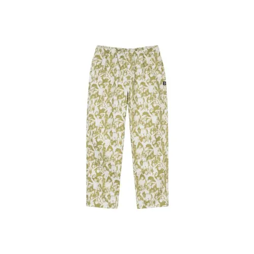 Stüssy Graphic-print Cotton Trousers