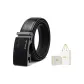 Crocodile Bright Black Gunmetal Buckle