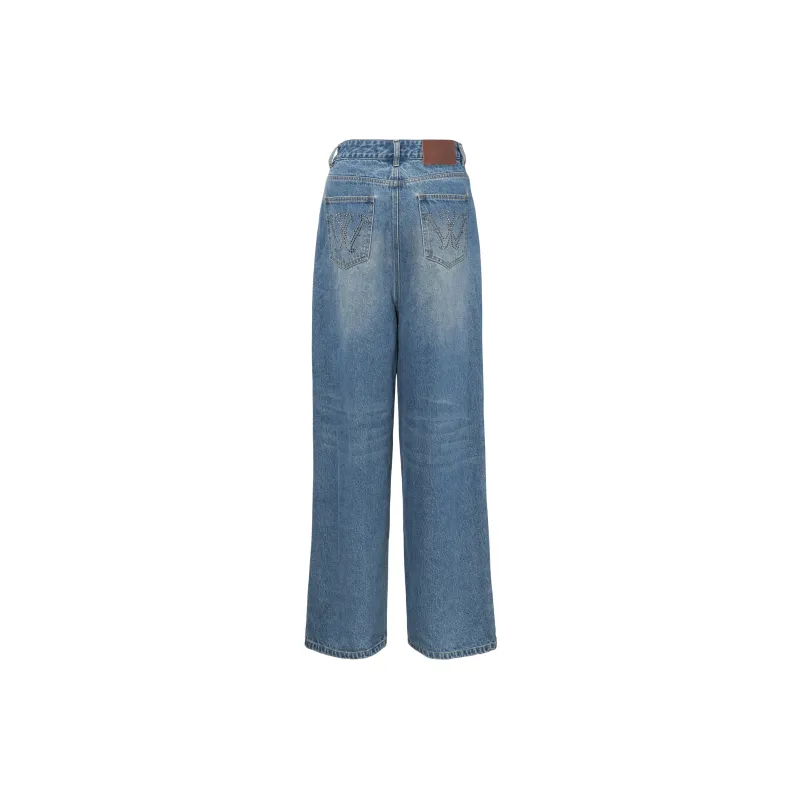 NOTAWEAR Straight Jeans Women's Auto Blue-1