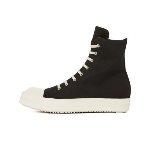 Rick Owens DRKSHDW Skateboard Shoes Women's High-Top Black