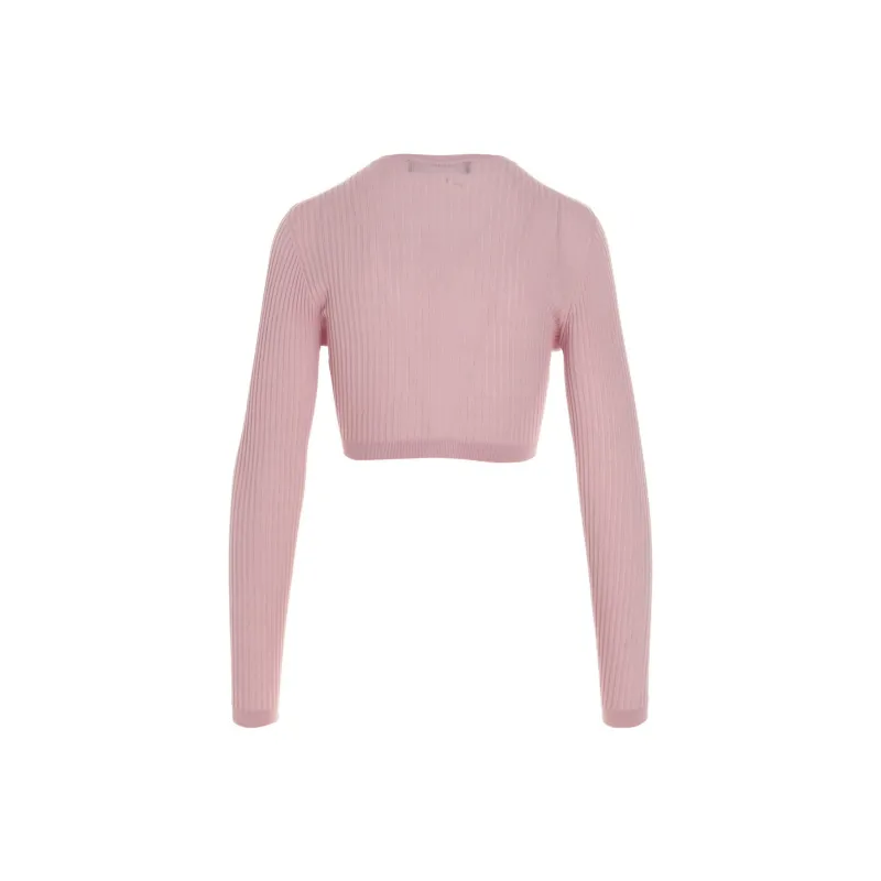 VERSACE Crop Tops Women's Pink-1