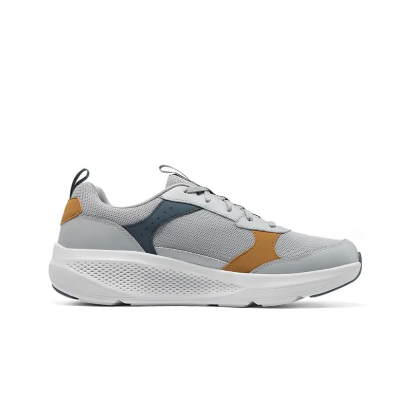 Skechers GO RUN Elevate Running Shoes Men Low Top Gray/Marine Blue-1
