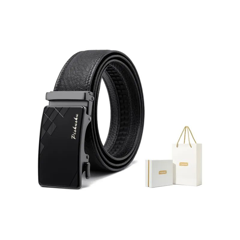 PISHUSHU Leather Belts Men-7