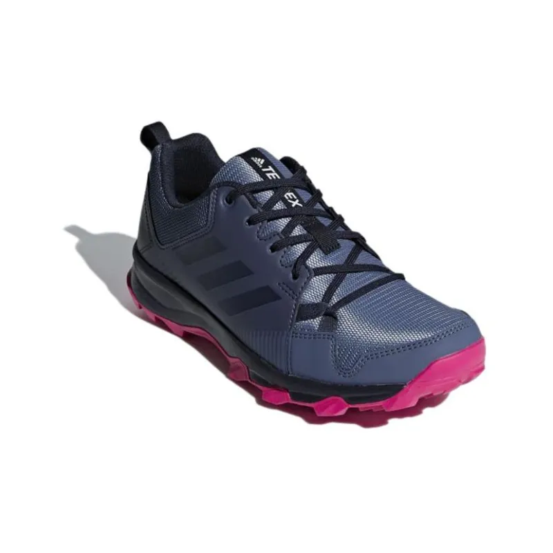 Adidas Terrex Tracerocker Wear-Resistant Low-Top Outdoor Shoes Women's Blue Pink-2
