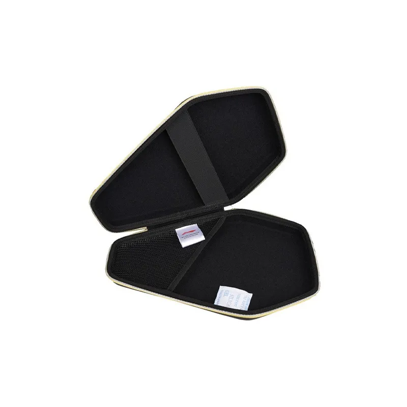 LiNing Artificial Leather Ping Pong Paddle Set Storage Bag Unisex Black-3