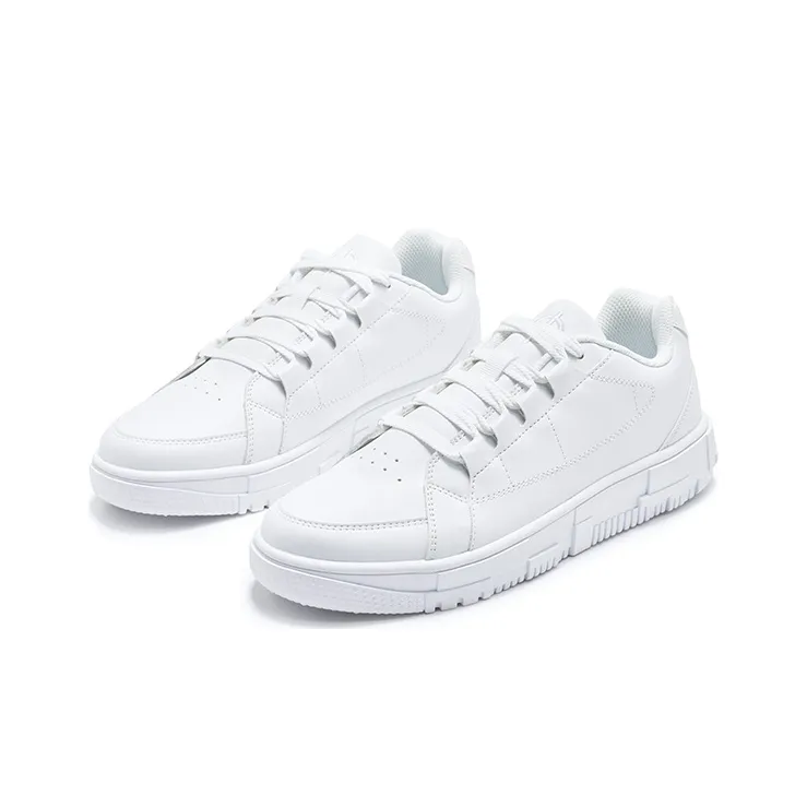 RIGORER Blindly Talking Mouth Replacement Collection Wear-Resistant Low-Top Skateboard Shoes Women's White-2