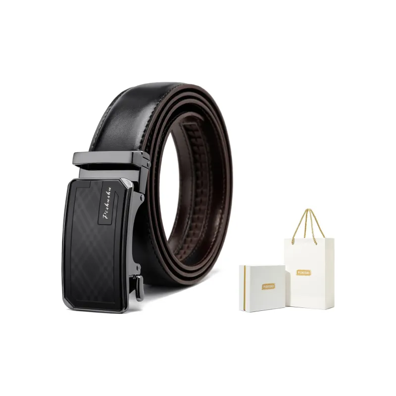 PISHUSHU Leather Belts Men-5