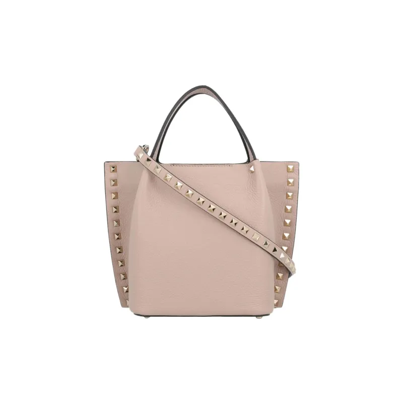 Valentino Rockstud Calfskin Tote Bag, Shopping Bag, Crossbody Bag, Handbag Women's-0