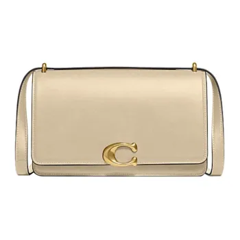 COACH Bandit Cow Leather Crossbody Bag Shoulder Bag Women's White