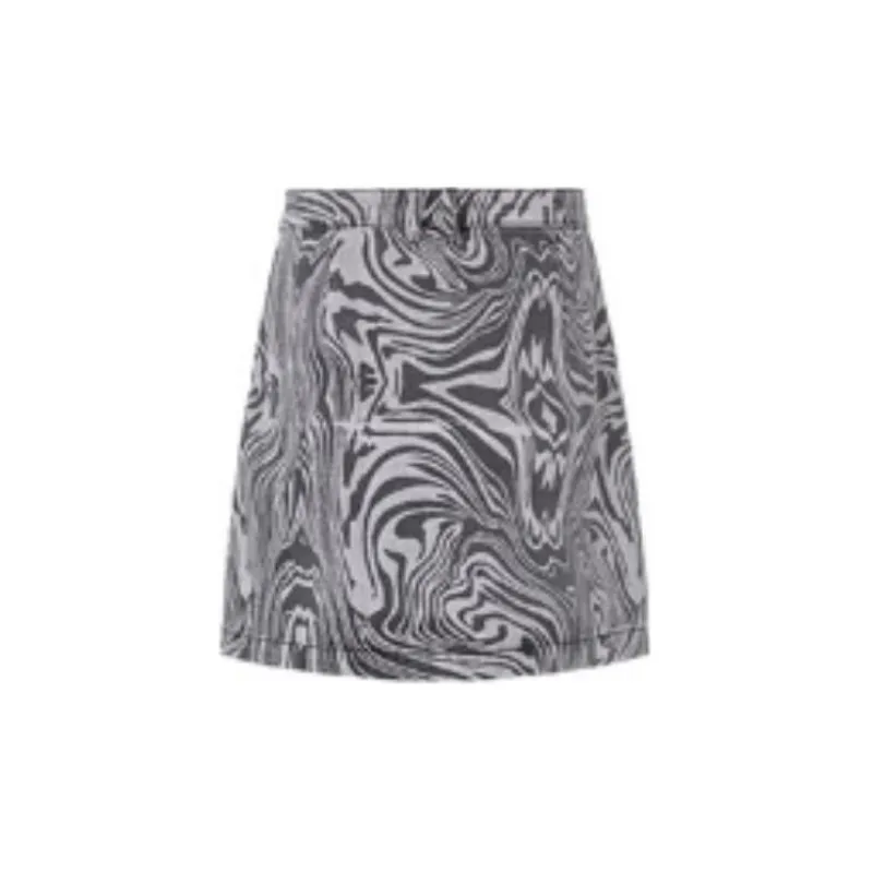 LOFT SHINE Denim Short Skirts Women's Multicolor-1