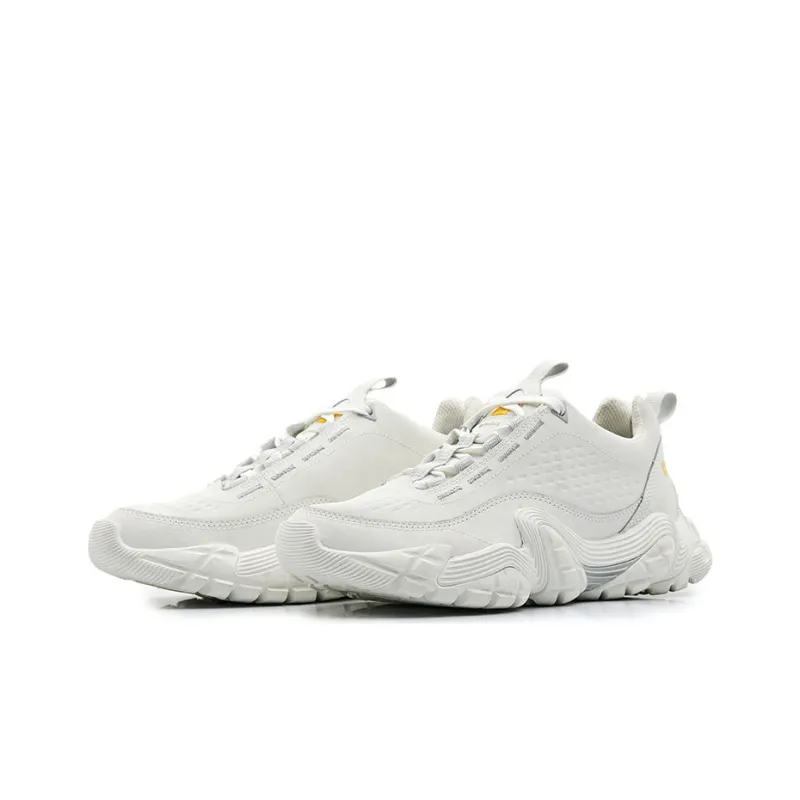 CAT Vapor Storm Collection Repowered Abrasion Resistant Breathable Low Top Casual Shoes Unisex White-1
