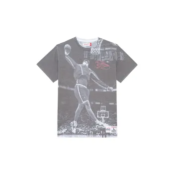 Mitchell & Ness T Shirt Unisex Gray