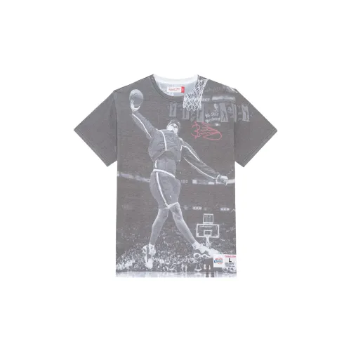 Mitchell & Ness T Shirt Unisex Gray