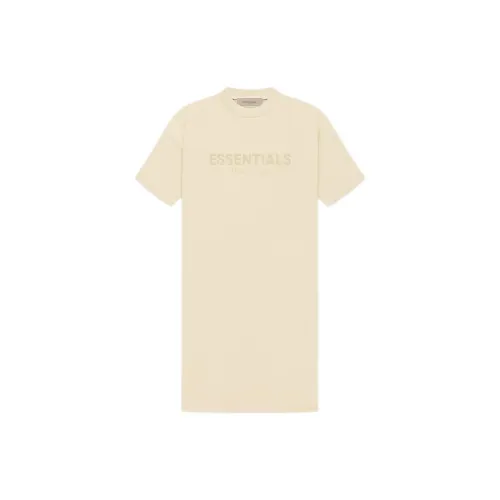 Fear Of God Essentials Short-Sleeved Dresses Women's Eggshell White