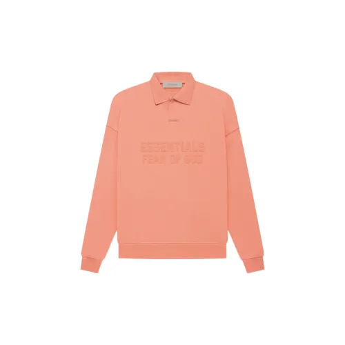 Fear Of God Essentials Polo Shirts Women's Coral Red