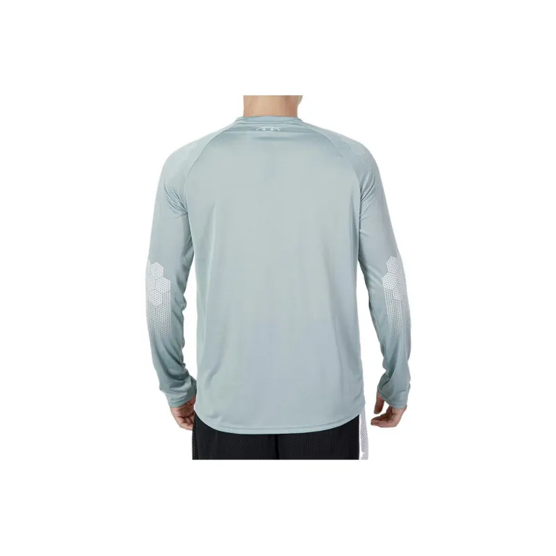 Under Armour Long Sleeved T Shirt Men's Blue-1