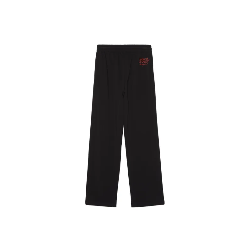 Ed Hardy Straight Casual Pants Women's Black-1