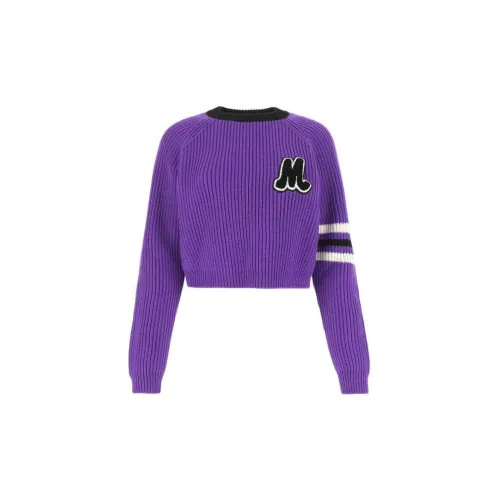 MIU MIU Cashmere Sweaters Women's Purple