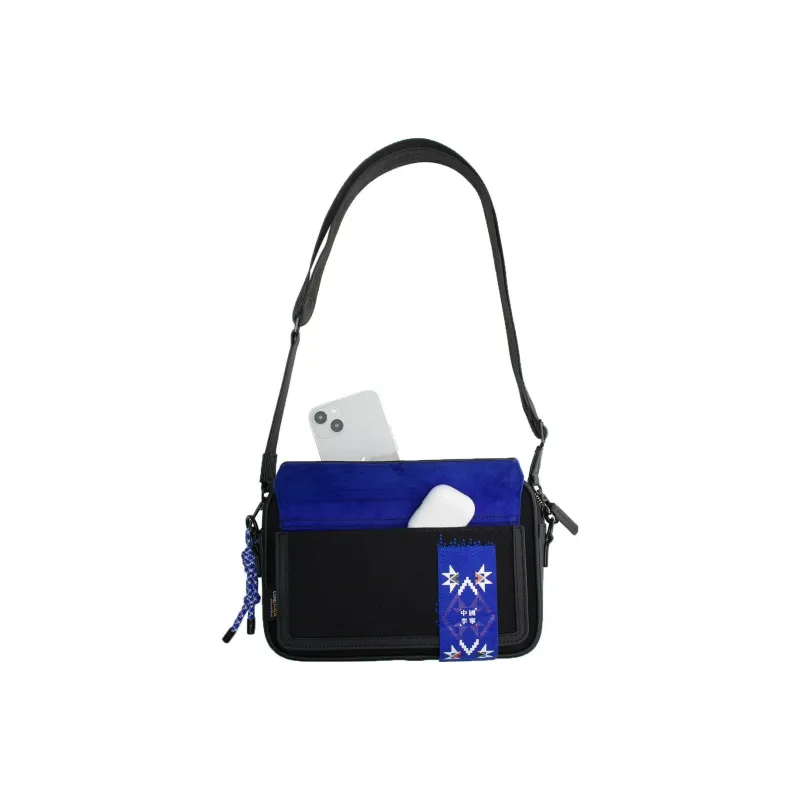 LiNing Fabric Camera Bag, Shoulder Bag, Crossbody Bag Large Size Unisex Black-5