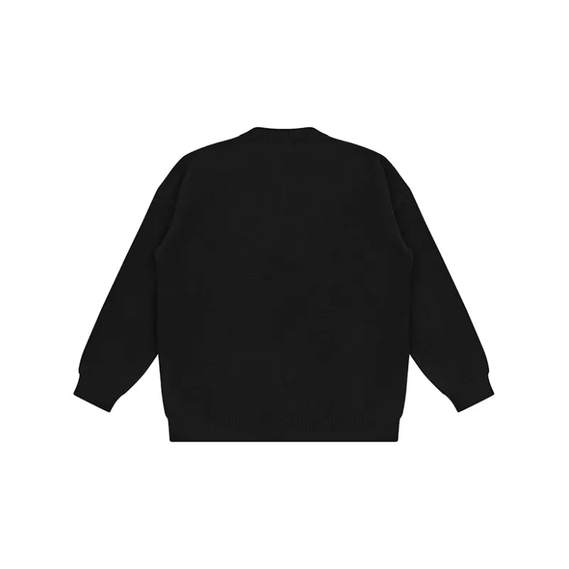 EMPTY REFERENCE Sweaters Unisex Black-1