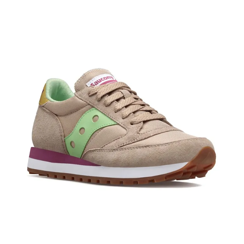 Saucony Jazz Series Running Shoes Women's Low Top Umber/Purple-2