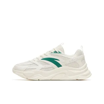 Anta Life Collection Lightweight Low Top Sports Casual Shoes Men's White Green