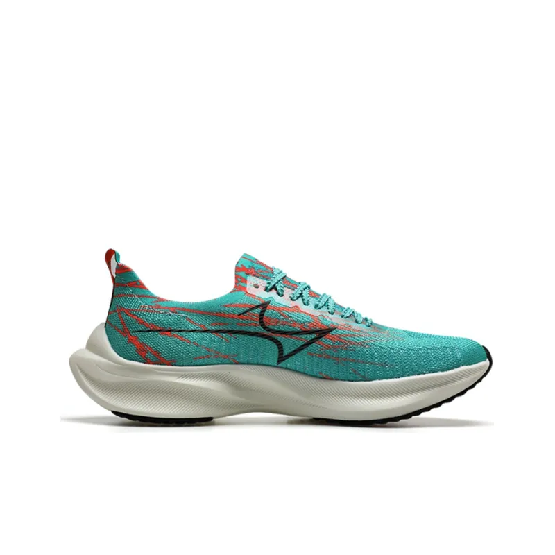 HEALTH Trapeze Racing Running Shoes Unisex Low Top Cyan/Orange-1
