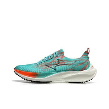 HEALTH Trapeze Racing Running Shoes Unisex Low Top Aqua Cyan/Orange