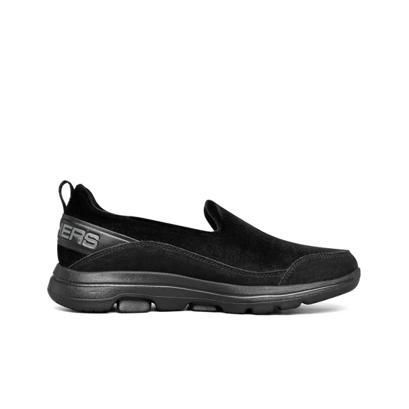 Skechers Go Walk 5 Cushioning Anti Slip Wear Resistant Coverage Support Lightweight Low Top Casual Shoes Women's Black-1