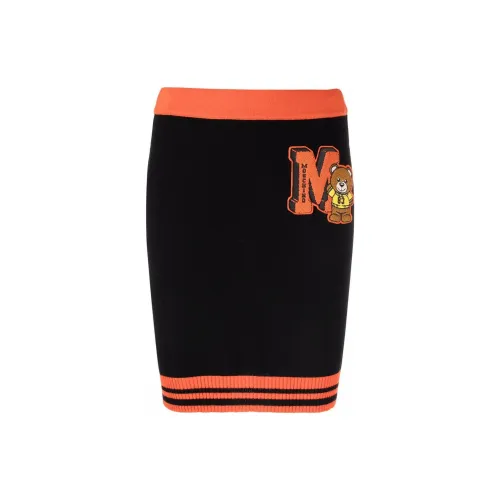 MOSCHINO Collegiate logo Knitted Skirt