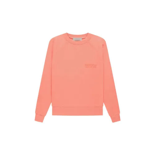 Fear Of God Essentials Sweatshirts Unisex Coral Red